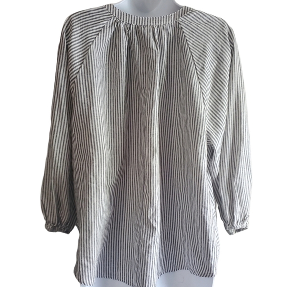 NEW A New Day Raglan Long Sleeve Tie-Front Top - Picture 6 of 14